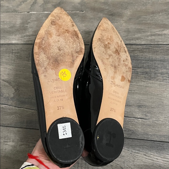 Repetto Black Patent Leather Flats size 7.5 - Picture 5 of 6
